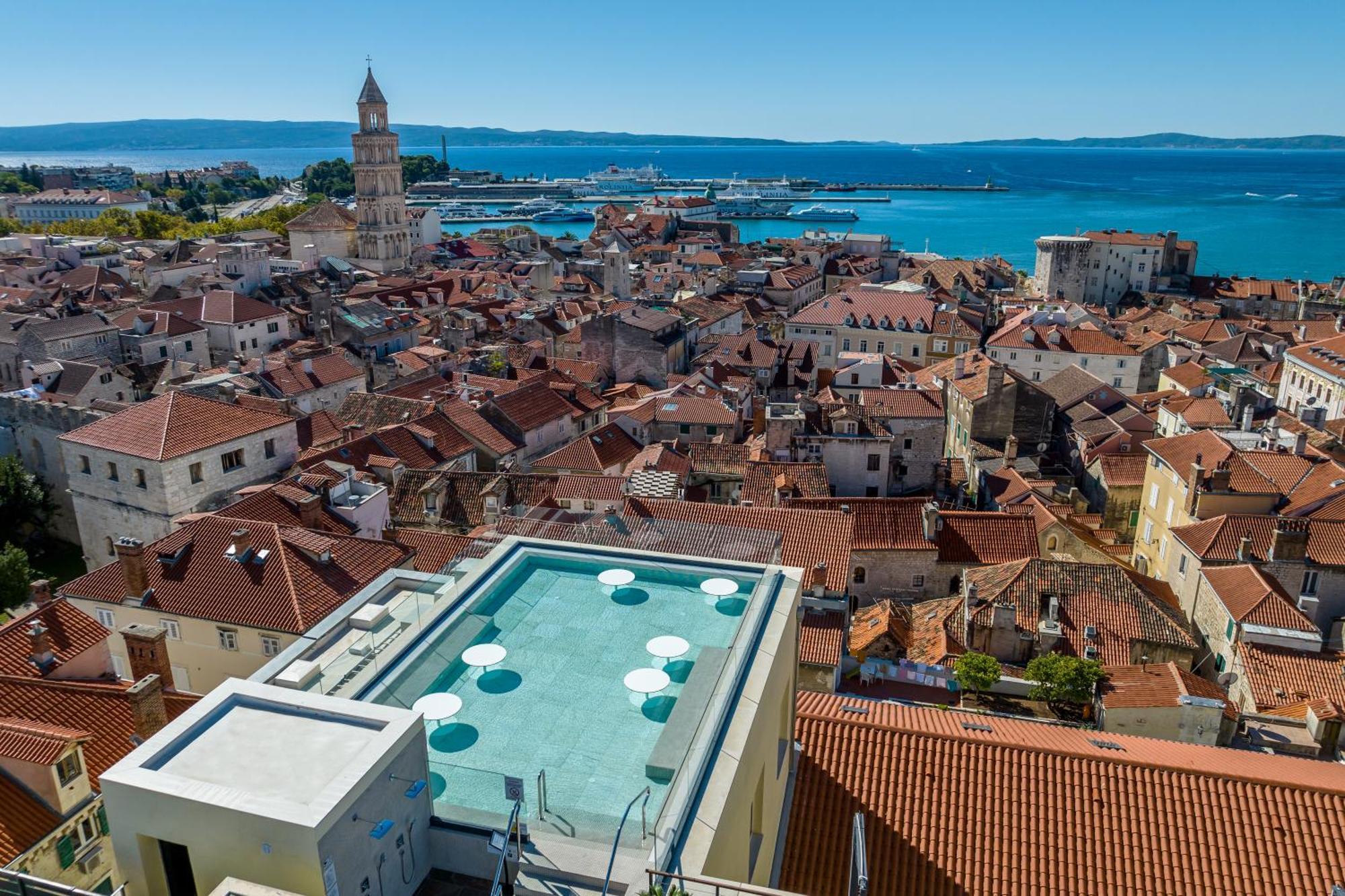 Cornaro Hotel Split Exterior photo View of the old town of Rovinj